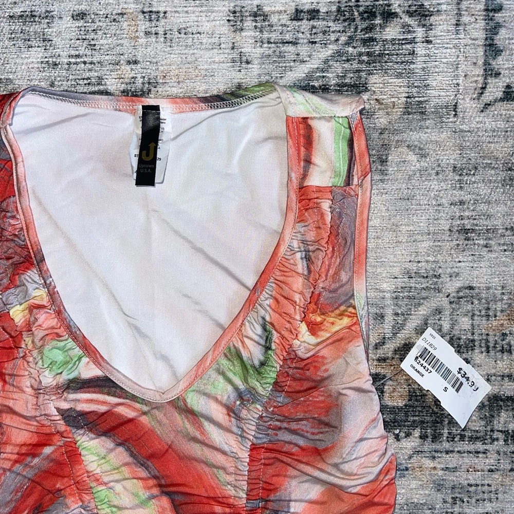 Colorful Abstract Dress - Picture 4 of 5